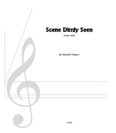 Scene Dimly Seen piano sheet music cover